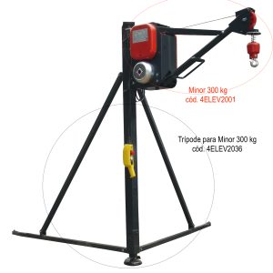 PLUMAS ELEVADORAS — PLUMA ELEVADOR 300KG MONOFASICA